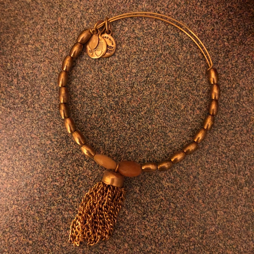 Alex and Ani tassel bracelet